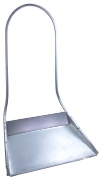 Миниатюра: Движок для снега (скрепер) оц. 880*620мм, глубокий с бортами, мет. ручка Снегонет-2@