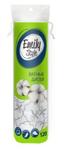 Миниатюра: Ватные диски 120шт EMILY STYLE