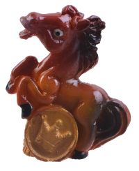 Миниатюра: Фигурка Лошадь с деньгами  3*4см,Символ года 2026