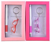 Миниатюра: Набор подарочный 2в1 Очки (ручка+брелок) Р-13 Кбр485