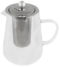 Миниатюра: Чайник заварочный стекло 950л крышканерж, мет. сито