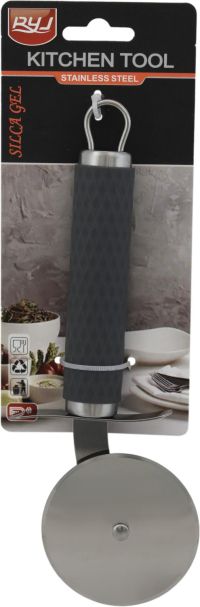 Миниатюра: Нож для пиццы (пиццерез) нерж. 21*8,2см, пласт. ручка с петлей