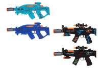 Миниатюра: Автомат Маленький снайпер, свет, звук, дым, вибрация, 3АА, PP, 36х19х6,6 см, 4 дизайна
