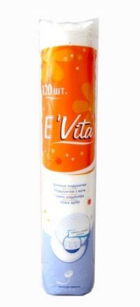 Миниатюра: Ватные диски 120шт  E`VITA