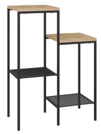 Миниатюра: Подставка для цветов 4 полки 71*50,7*26см Парма 24Л Черная