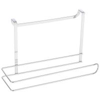 Миниатюра: Держатель для бумажных полотенец нерж. 32*12*18см, крепится на дверцу макс. толщ. 2,5см Mallony