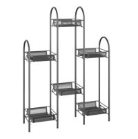 Миниатюра: Подставка для цветов 5полок 75,5*55*17см Лира 36 Графит
