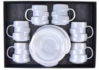 Миниатюра: Набор кофейныйй 12пр 140мл в под. упаковке фарфор