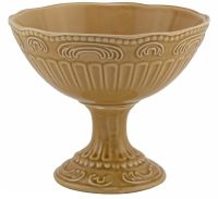 Миниатюра: Конфетница 15,5см Бавария карамель, на ножке в под. упаковке фарфор