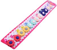 Миниатюра: Резинка для волос Нежность ромашка набор 12шт@