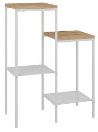 Миниатюра: Подставка для цветов 4 полки 71*50,7*26см Парма 24Л Белая