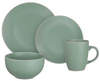 Миниатюра: Набор столовый 16пр керамика Оливковый