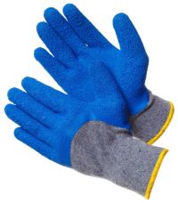 Миниатюра: Перчатки х/б с текстур. латекс. покрытием, двойной оверлок (ЗИМА), р-р XL GWARD Stoun Plus (12)