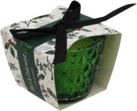 Миниатюра: Свеча ароматическая 70гр под.упаковка, базилик и кедр цвет зеленый