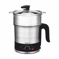 Миниатюра: Набор кастрюля-чайник эл. + пароварка эл. 1,5л нерж SAKURA