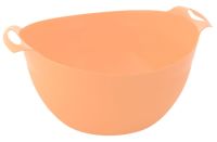 Миниатюра: Миска (салатник) пласт. 3,5л, пласт. ручки, цвет микс