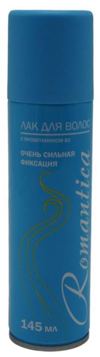 Миниатюра: Лак для волос 145мл Романтика Очень сильной фиксации голубо-желтый