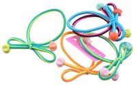 Миниатюра: Резинка для волос Узелок 2-х цветная микс набор 5шт@