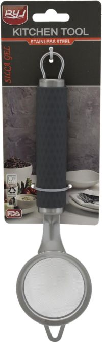 Миниатюра: Сито нерж. 6,3см, с ушком, пласт. ручка с петлей