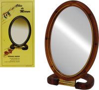 Миниатюра: Зеркало настольное 15*22см овал, 2-х стороннее