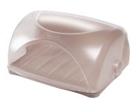 Миниатюра: Хлебница пласт. 311*250*151мм Грана цвет мокко