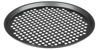 Миниатюра: Форма для выпечки (пиццы) (противень) сталь 33см, круглая, а/п, перфорация