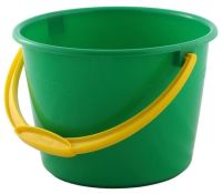 Миниатюра: Ведро-лукошко пласт. 4л, мерное, зеленое (20)