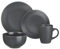 Миниатюра: Набор столовый 16пр керамика Серый