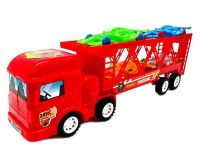 Миниатюра: Автовоз (инерцион.) + 4 машины 29*9см пакет LK331