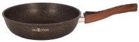 Миниатюра: Сковорода ал. 220мм, съемная ручка под дерево а/п индукция Granit Ultra Induction (original)