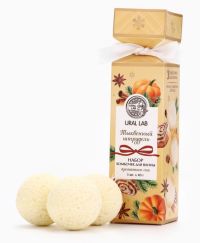 Миниатюра: Бомбочки для ванны 3шт 40г Аромат тыквенного штруделя