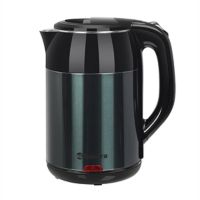 Миниатюра: Чайник эл. 1,8л 1800Вт нерж., диск автомат отключение SAKURAчерн/серо-голуб металлик