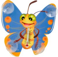 Миниатюра: Термометр оконный уличный Веселая бабочка