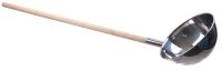 Миниатюра: Черпак-ковш нерж. 2л, дер. ручка 83см