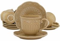 Миниатюра: Набор кофейный 12пр 110мл Бавария карамель в под. упаковке фарфор