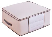 Миниатюра: Органайзер-чехол для хранения (белья) 60*45*30см, неткан. полотно, с ручками, складной Pitta микс