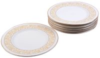 Миниатюра: Набор тарелок 6шт 25см DAMASK в под. упаковке фарфор