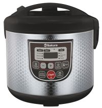 Миниатюра: Мультиварка 5л 900Вт,27 программ, Функция Мультиповар SAKURA