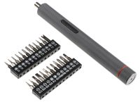 Миниатюра: Набор инструментов 25пр (24 биты, электроотвертка 3,6В питание 1*ААА) на блистере ЕРМАК