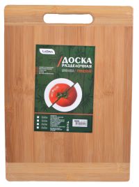 Миниатюра: Доска разделочная бамбук 26*36*1,8см LaDina