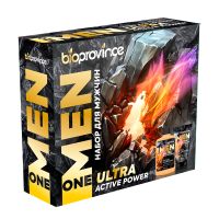 Миниатюра: Набор подарочный муж BIO PROVINCE One Men (Гель для бритья,120мл+Лосьон после бритья,140мл)