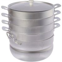 Миниатюра: Мантоварка эл. 7л 4 сетки алюмин. корпус Праздничная