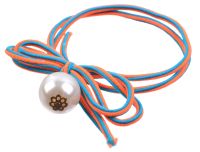 Миниатюра: Резинка для волос Бантик двойной с жемчужиной@