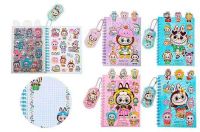 Миниатюра: Блокнот 11*16,3см 16л. MAZARI Зубастик (16л.кл.+8л.наклеек) асс.