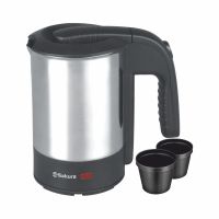 Миниатюра: Чайник эл. 0,5 л нерж, дорожный, 2 стакана SAKURA