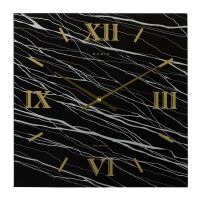 Миниатюра: Часы настенные стекло  37,7*37,7см, открытая стрелка Классика Рубин