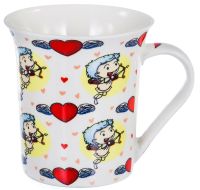 Миниатюра: Кружка 310мл Купидончик фарфор