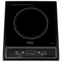 Миниатюра: Плита индукционная 2000Вт,1 конфорка, 8 уровней мощности, 7 программ,таймер, Oasis