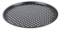 Миниатюра: Форма для выпечки (пиццы) (противень) сталь 37см, круглая, а/п, перфорация