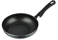 Миниатюра: Сковорода ал. 200мм, пласт. ручка, а/п SATOSHI Клио (4)